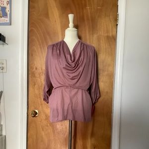Vintage Cowl Neck Blouse!